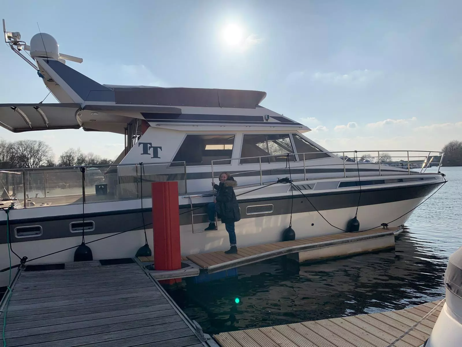 Bootseitenansicht