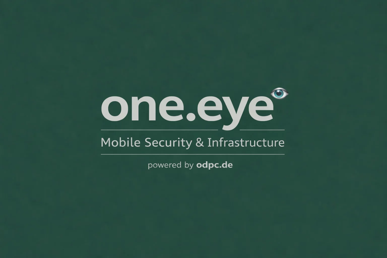 one.eye – Mobile Security & Infrastructure