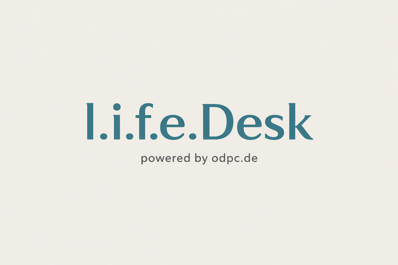 l.i.f.e.Desk Logo
