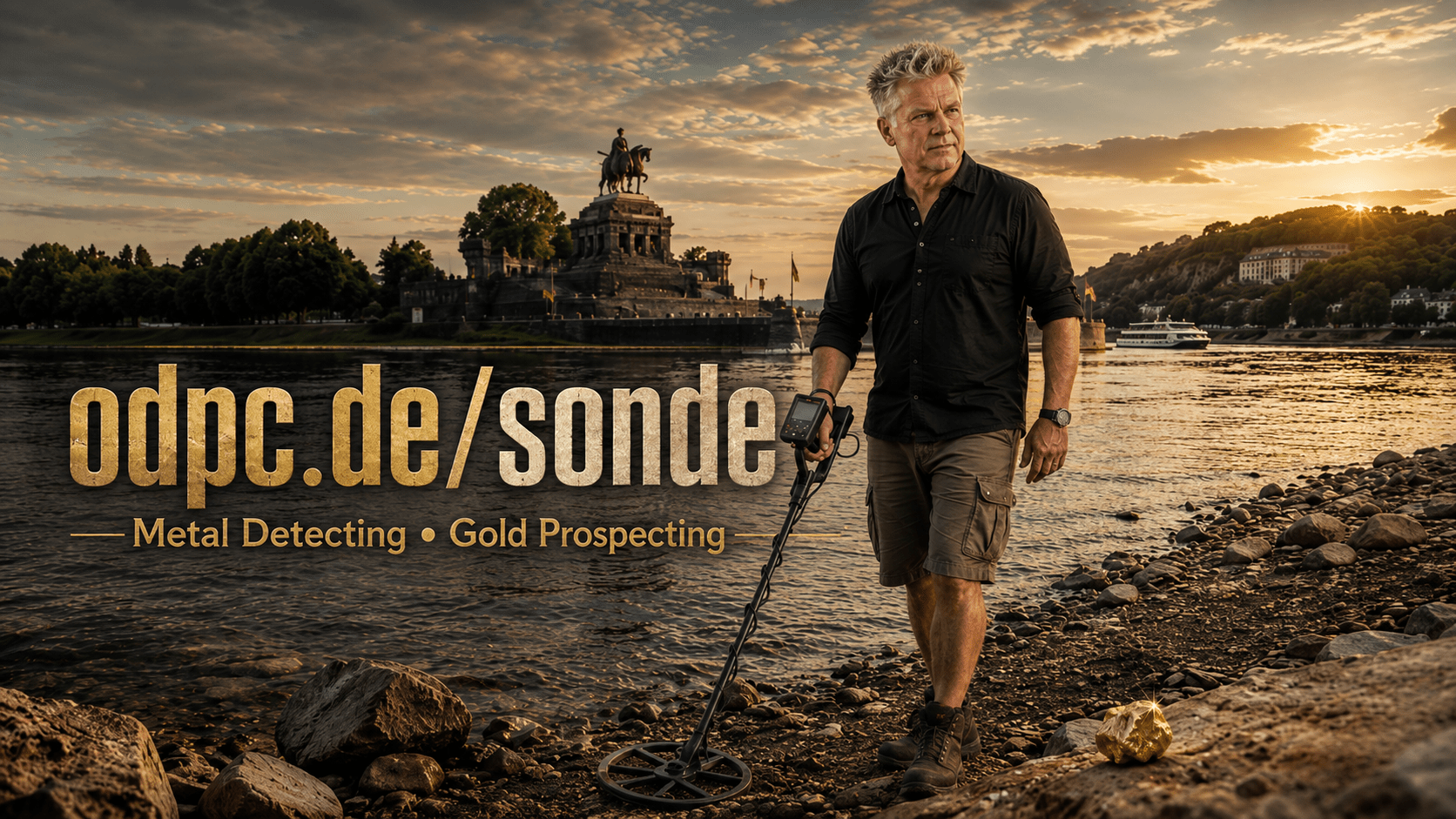 odpc.de/sonde – Metal Detecting und Gold Prospecting am Deutschen Eck in Koblenz